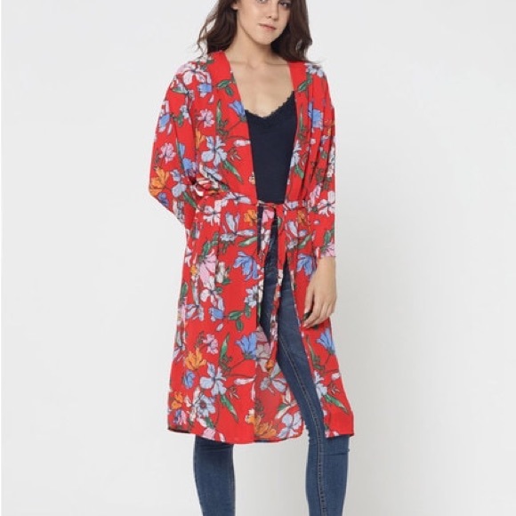 Only Sweaters - ONLY Floral Print Shurg. Size- 36 ( Free size)